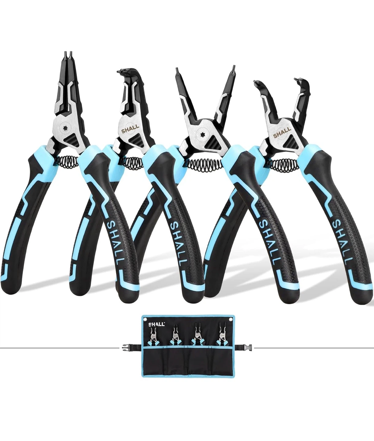 SHALL 7-inch Snap Ring Pliers Set