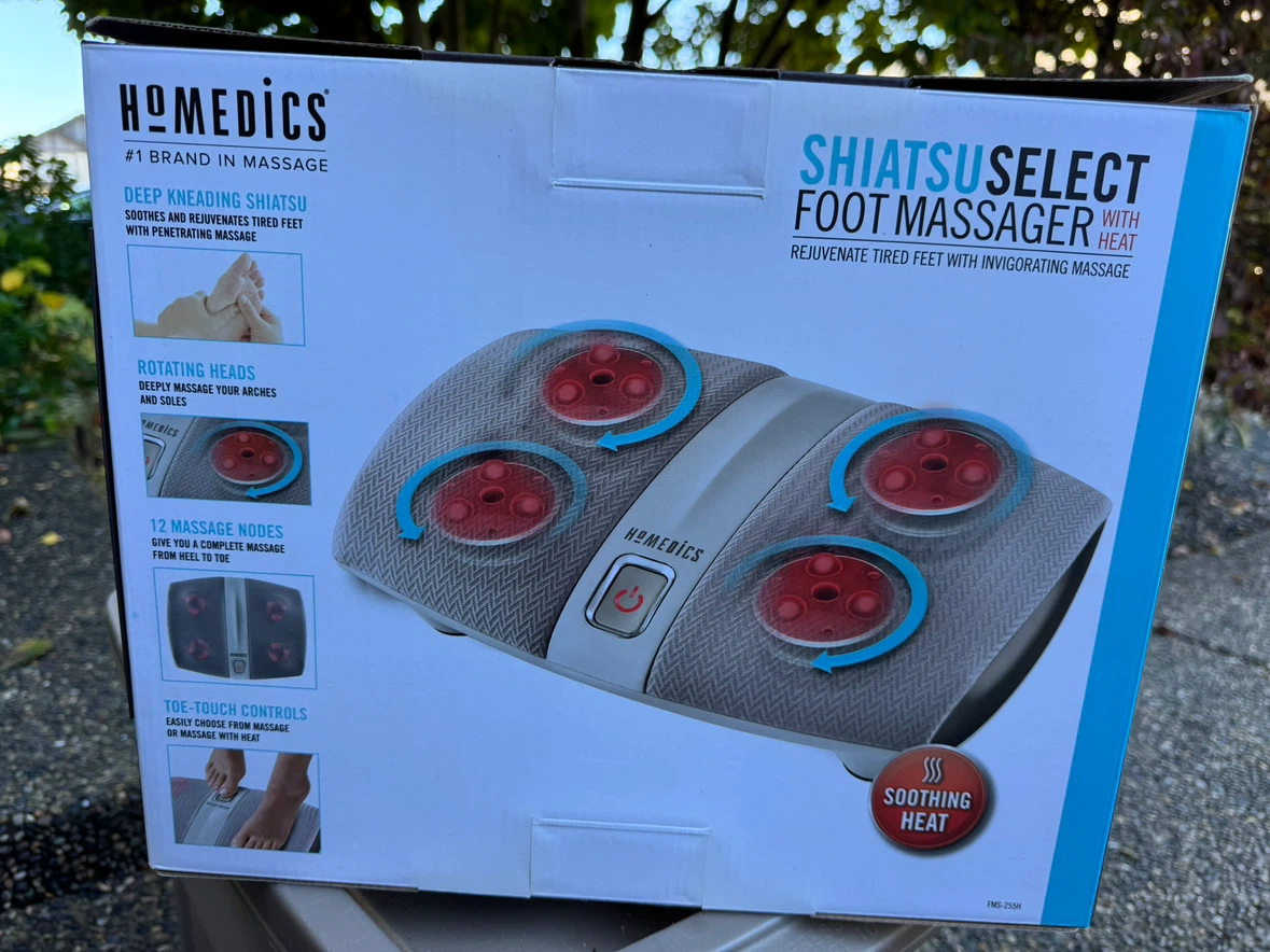 HoMedics Shiatsu Select Foot Massager with Heat