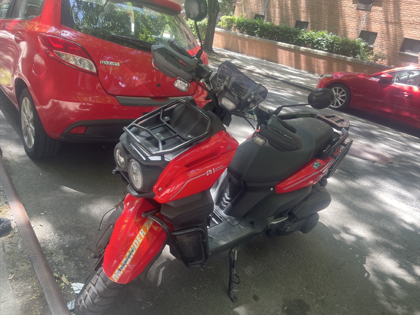 Transpro 01 Scooter Red - photo 3