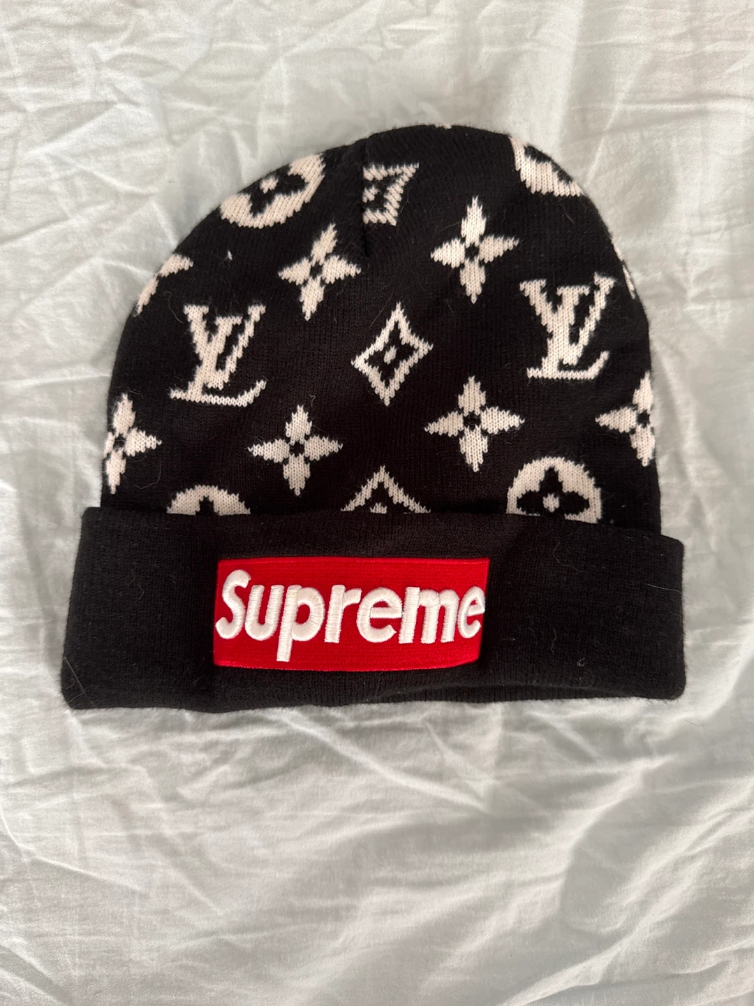 Supreme x Louis Vuitton Monogram Beanie