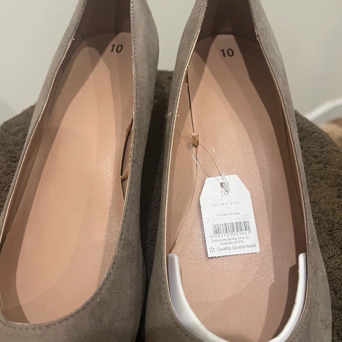 Time and Tru Taupe Women's Casual Shoes Size 10 - photo 2