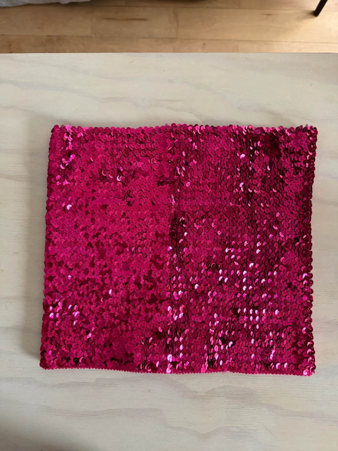Hot Pink Sequin Tube Top