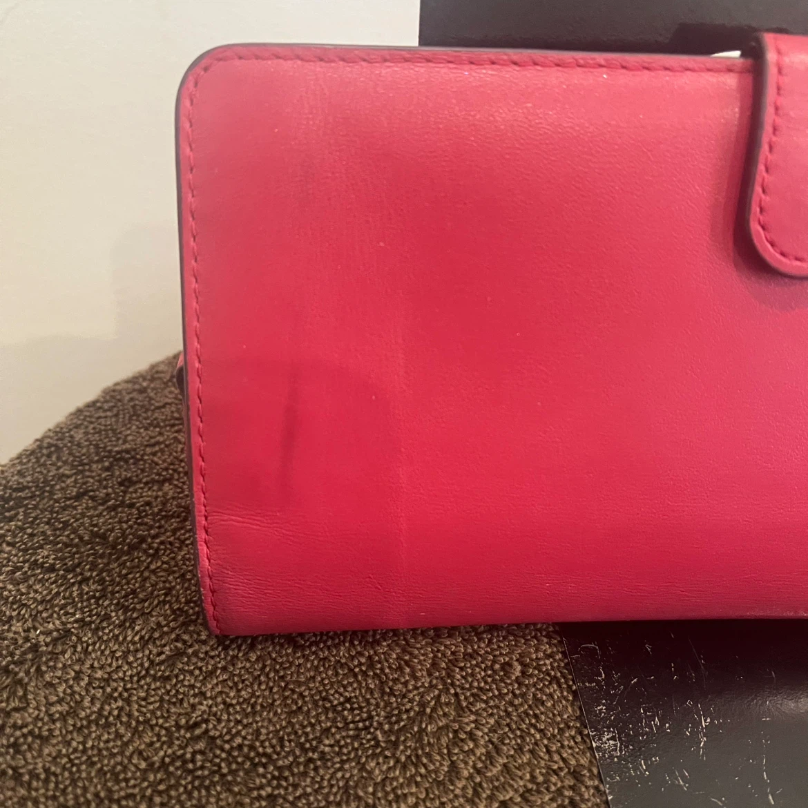 Coach Red Leather Wallet - photo 5