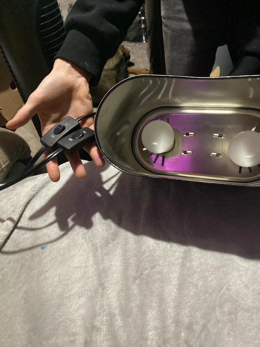 Dual Heat Lamp Fixture for pets - photo 3