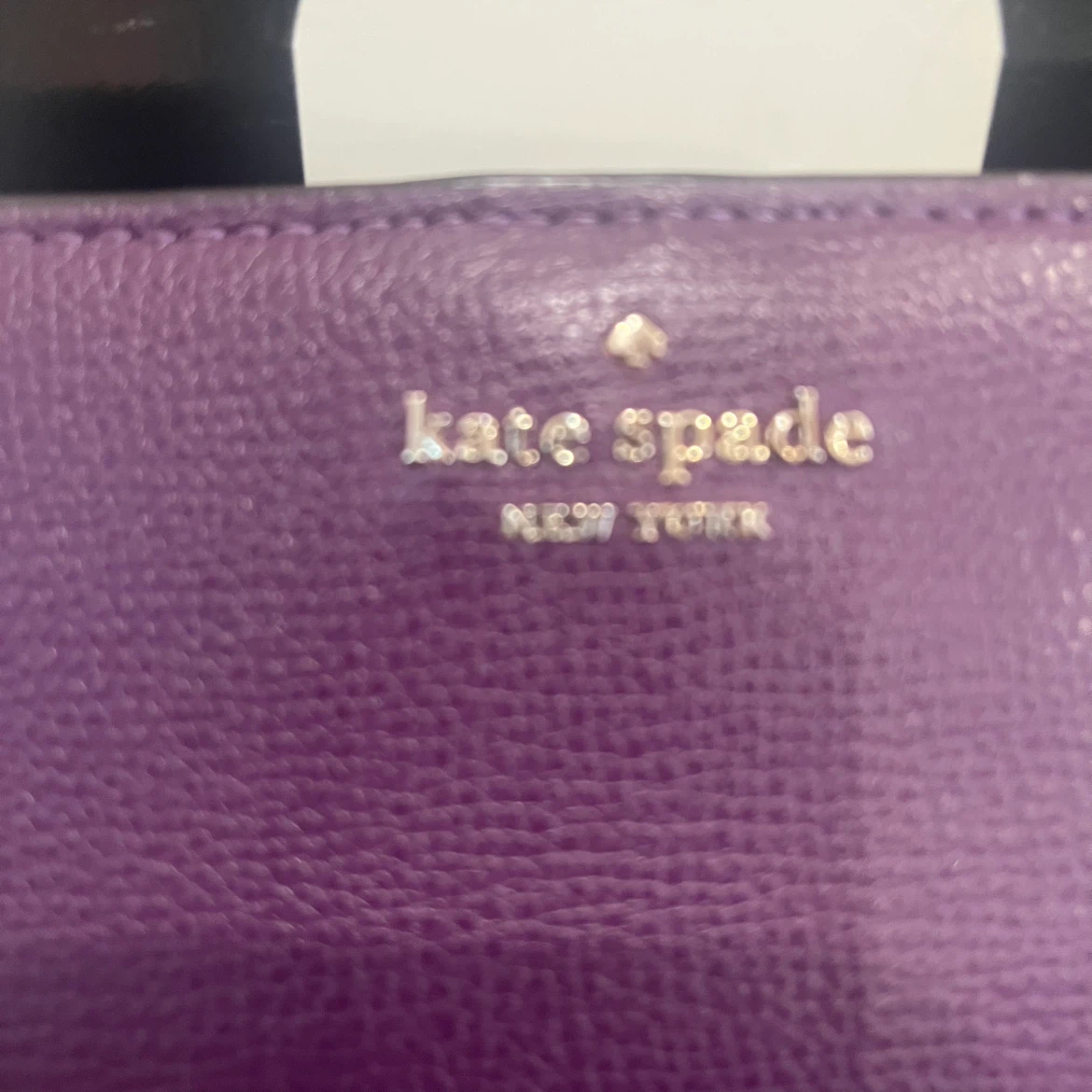 Kate Spade Purple Leather Wallet