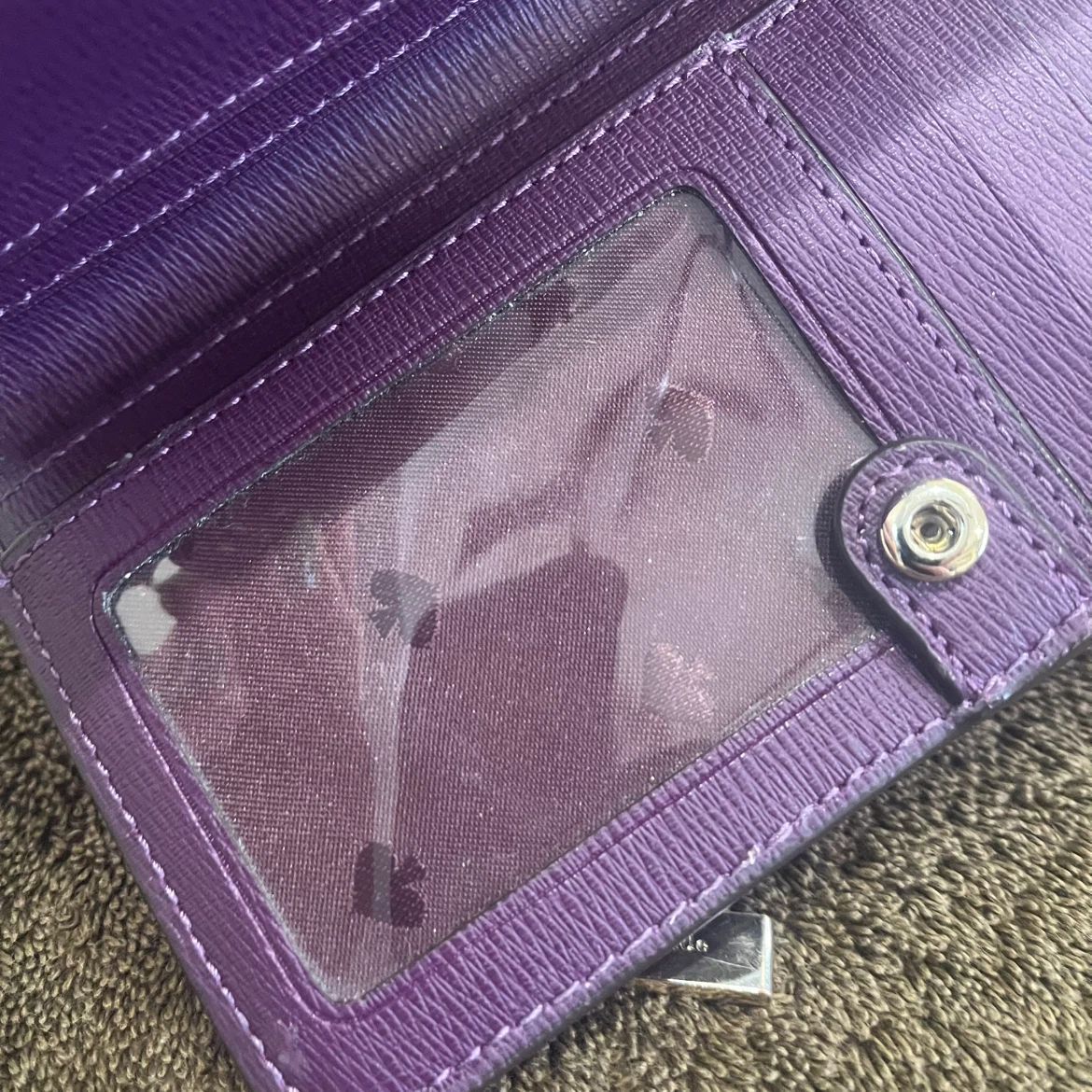 Kate Spade Purple Leather Wallet - photo 2