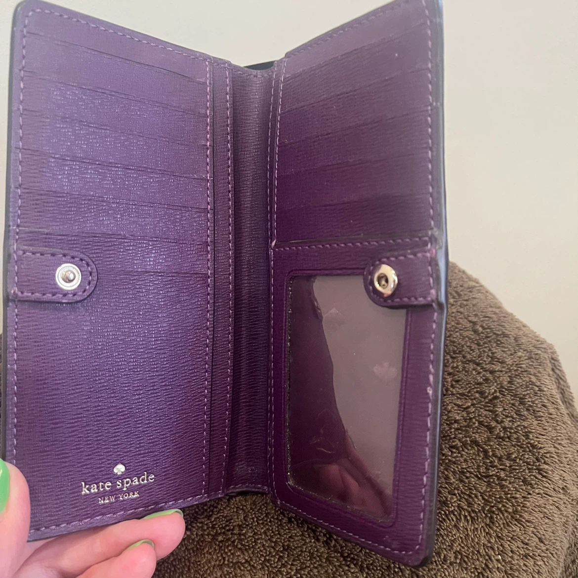 Kate Spade Purple Leather Wallet - photo 3