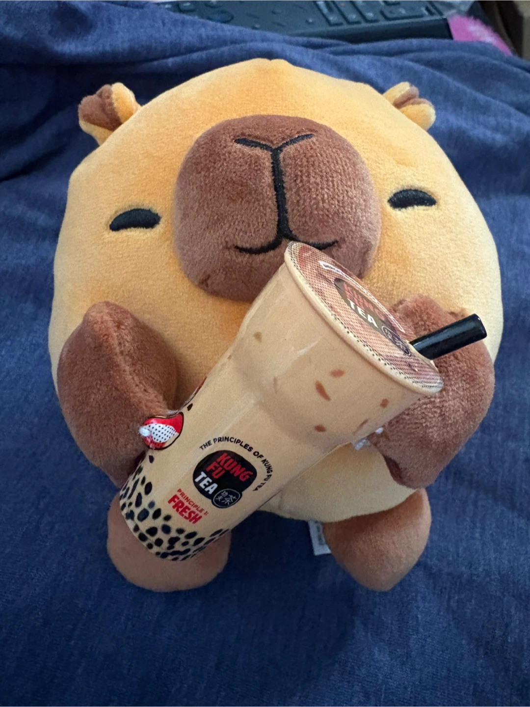 Kung Fu Tea Capybara Plush Toy