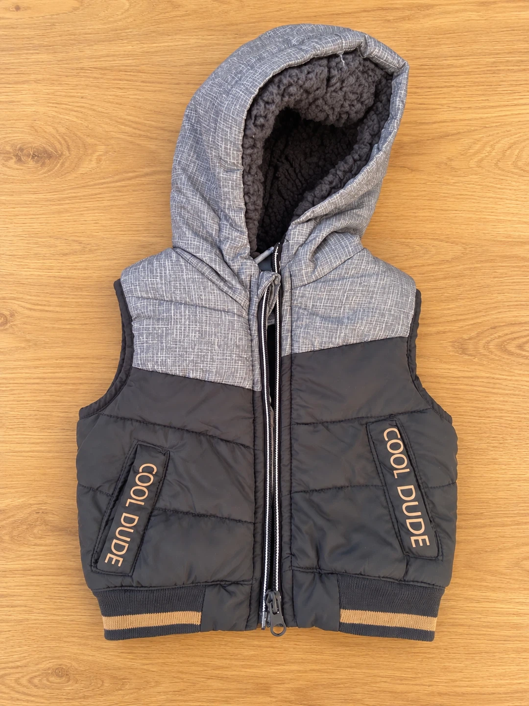 4/$10 Little Lad Cool Dude Puffer Vest Kids 3-6M