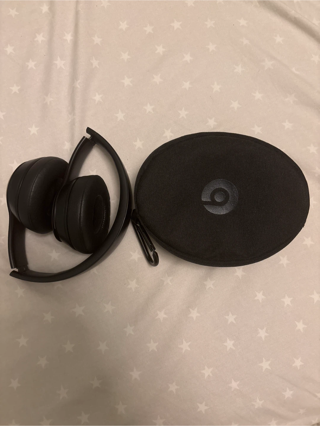 Black Beats Headphones with Carrying Case