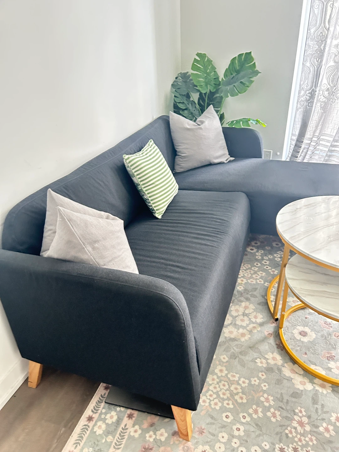 Dark Grey Sectional Sofa