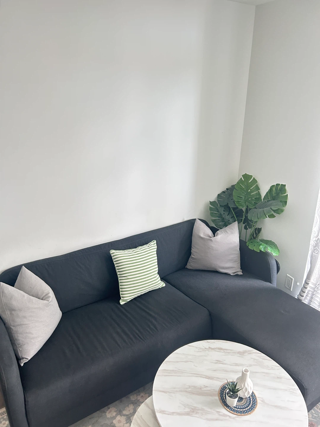 Dark Grey Sectional Sofa - photo 2
