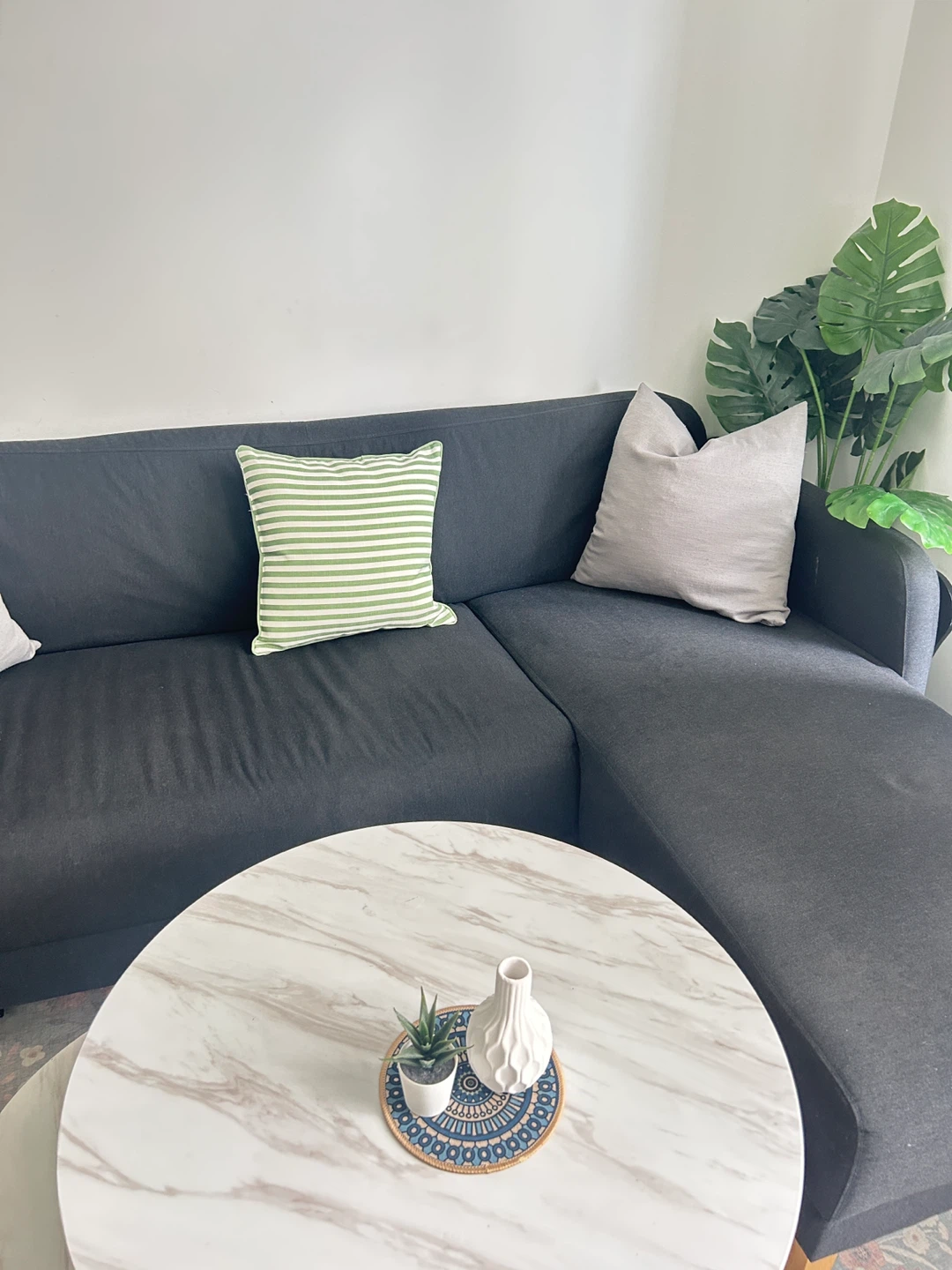Dark Grey Sectional Sofa - photo 3