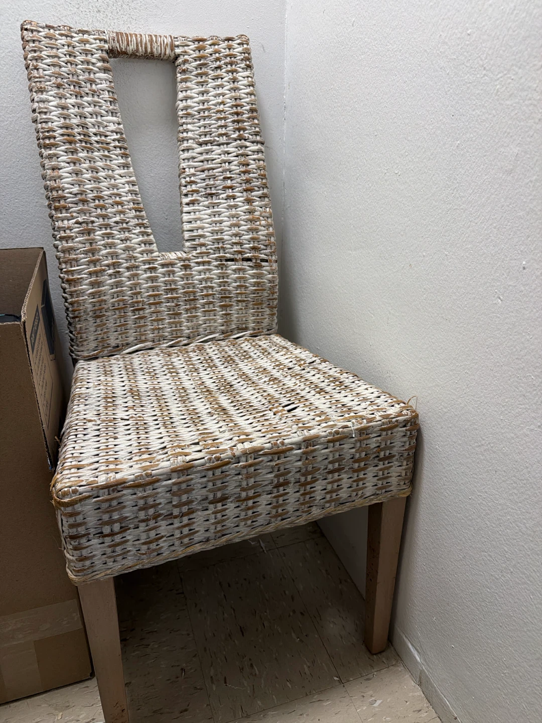 Woven Wicker Dining Chair - photo 2