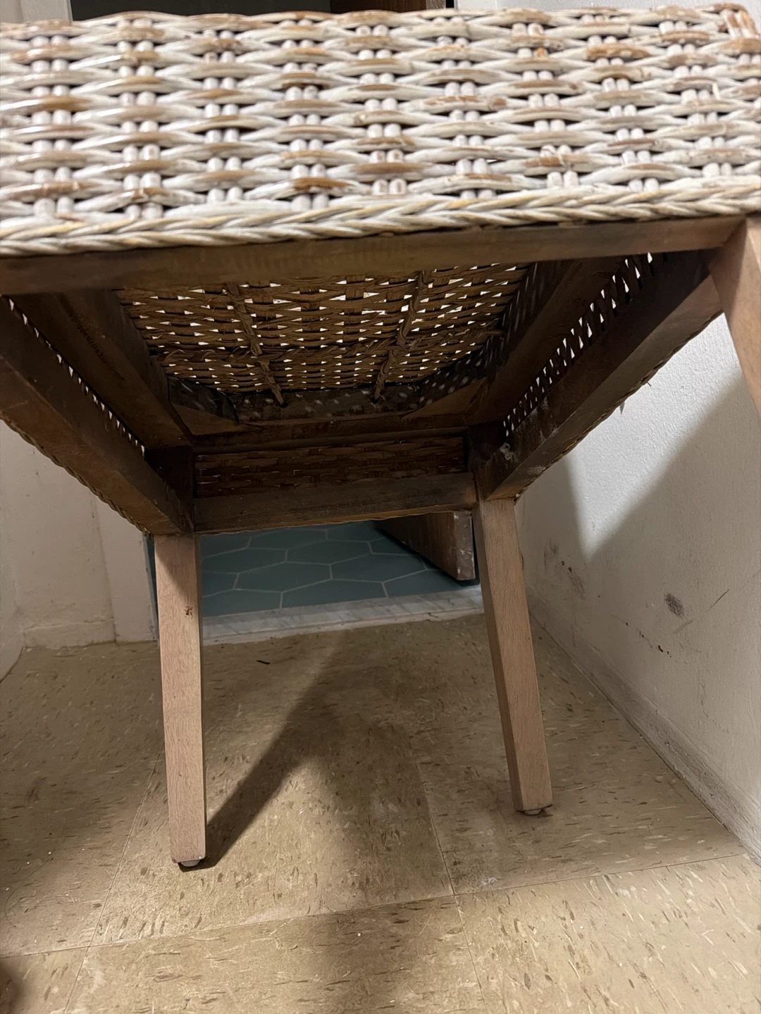 Woven Wicker Dining Chair - photo 3