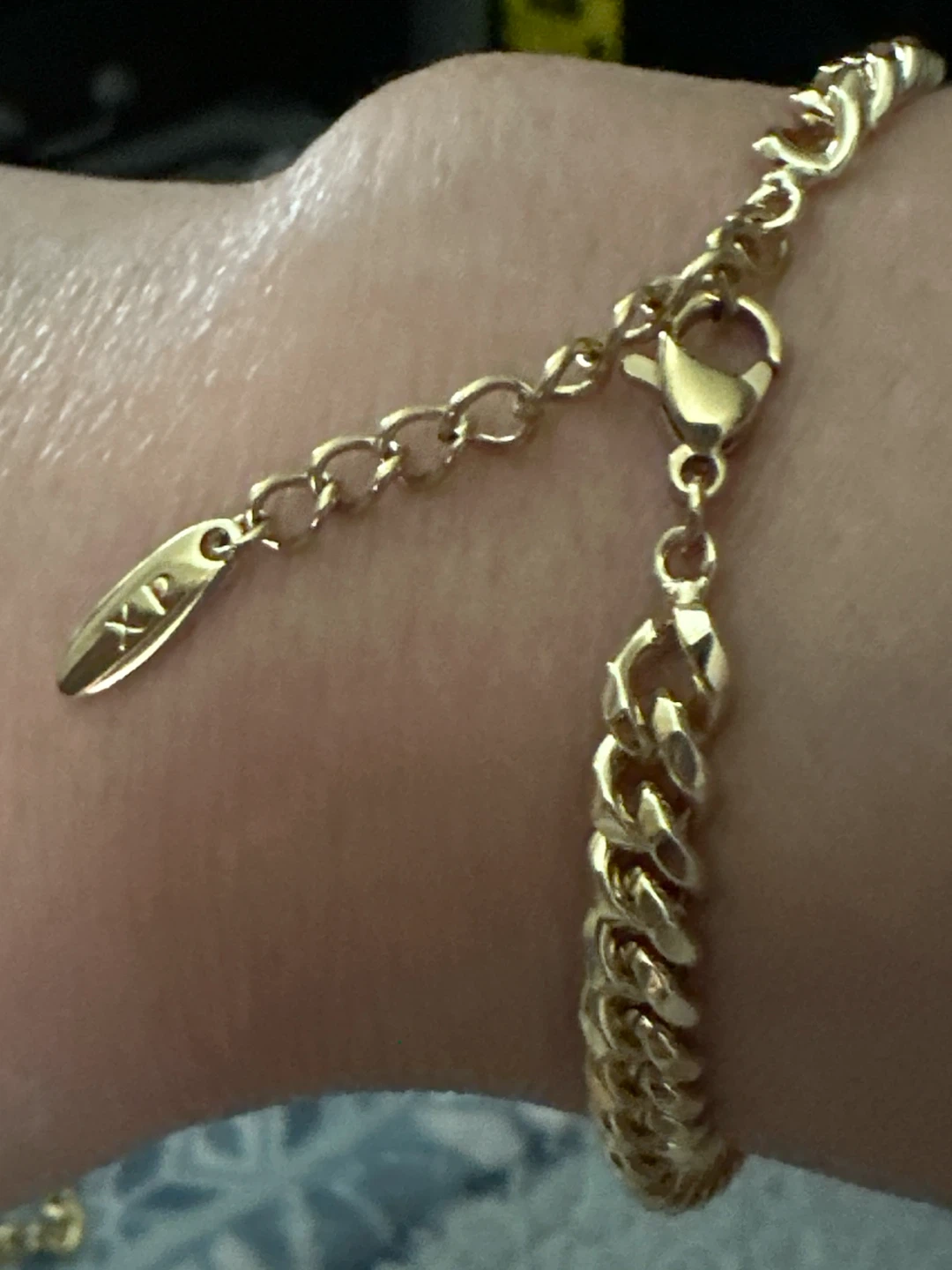 14k Gold Tone laminated Saint Jude Bracelet - photo 2
