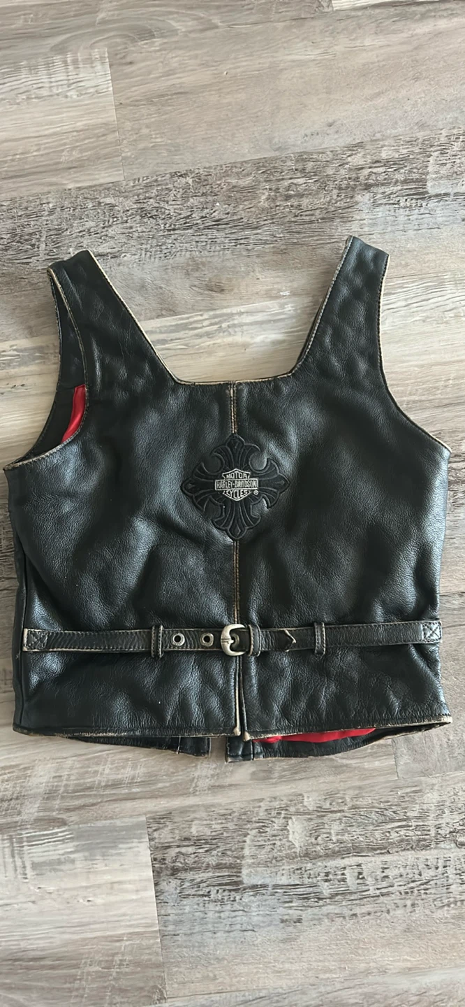 Harley-Davidson Leather Vest - photo 2
