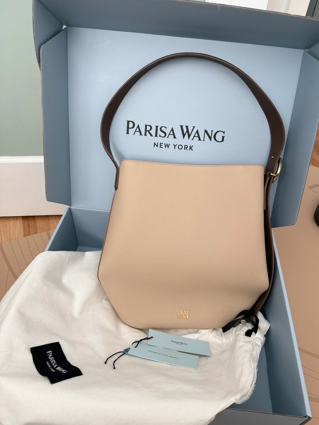 Parisa Wang Cappuccino Carrie Tote bag - photo 3