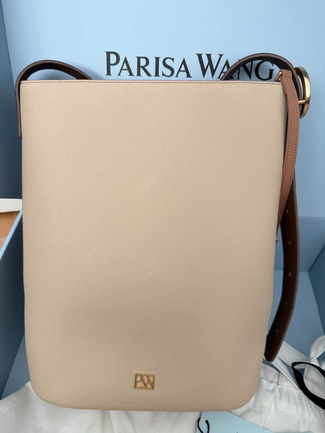 Parisa Wang Cappuccino Carrie Tote bag