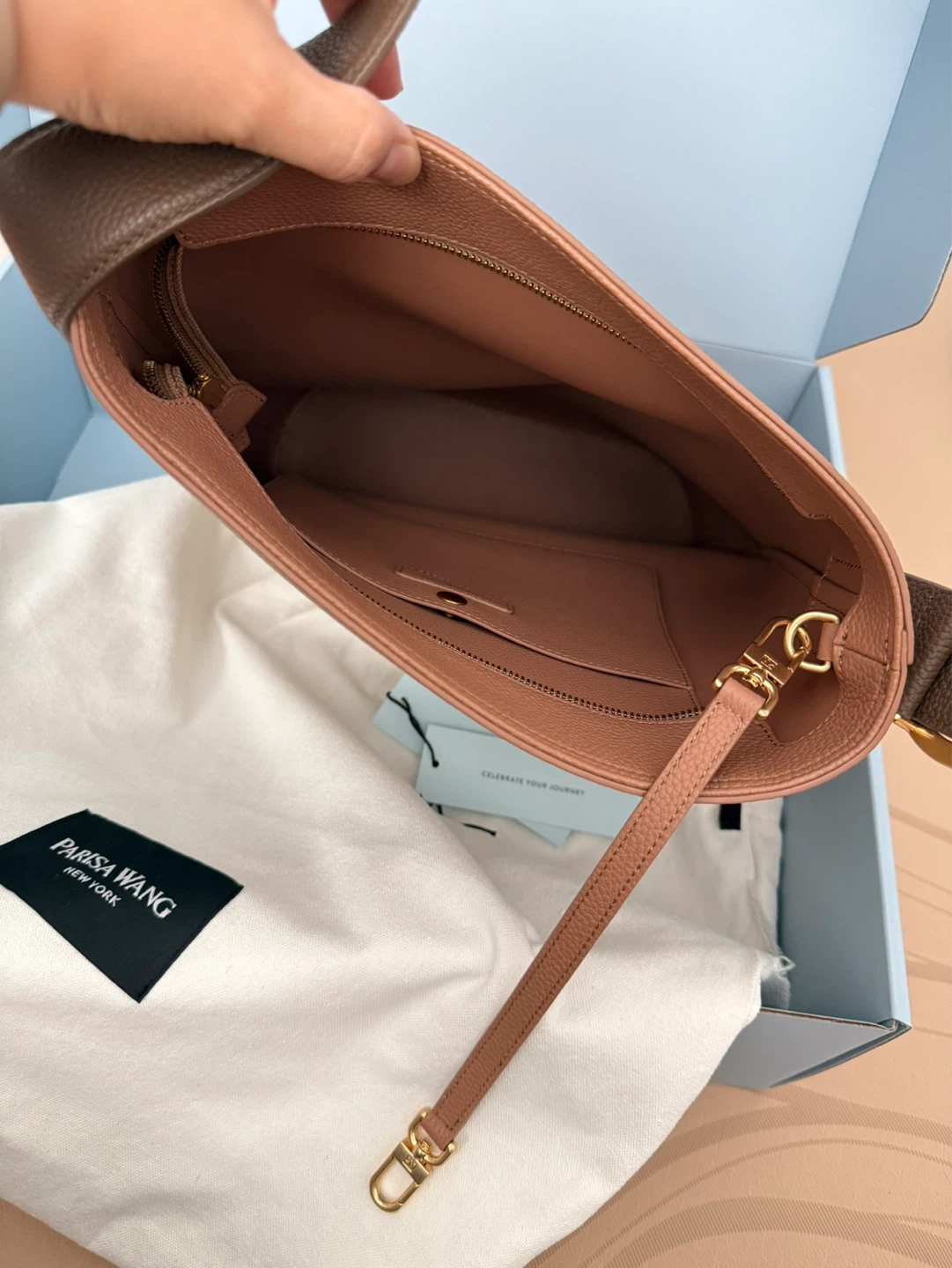 Parisa Wang Cappuccino Carrie Tote bag - photo 4