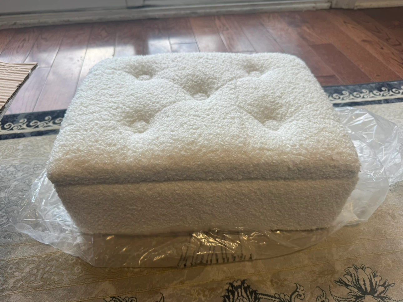 Brand new  Storage foot stool ottoman - photo 2