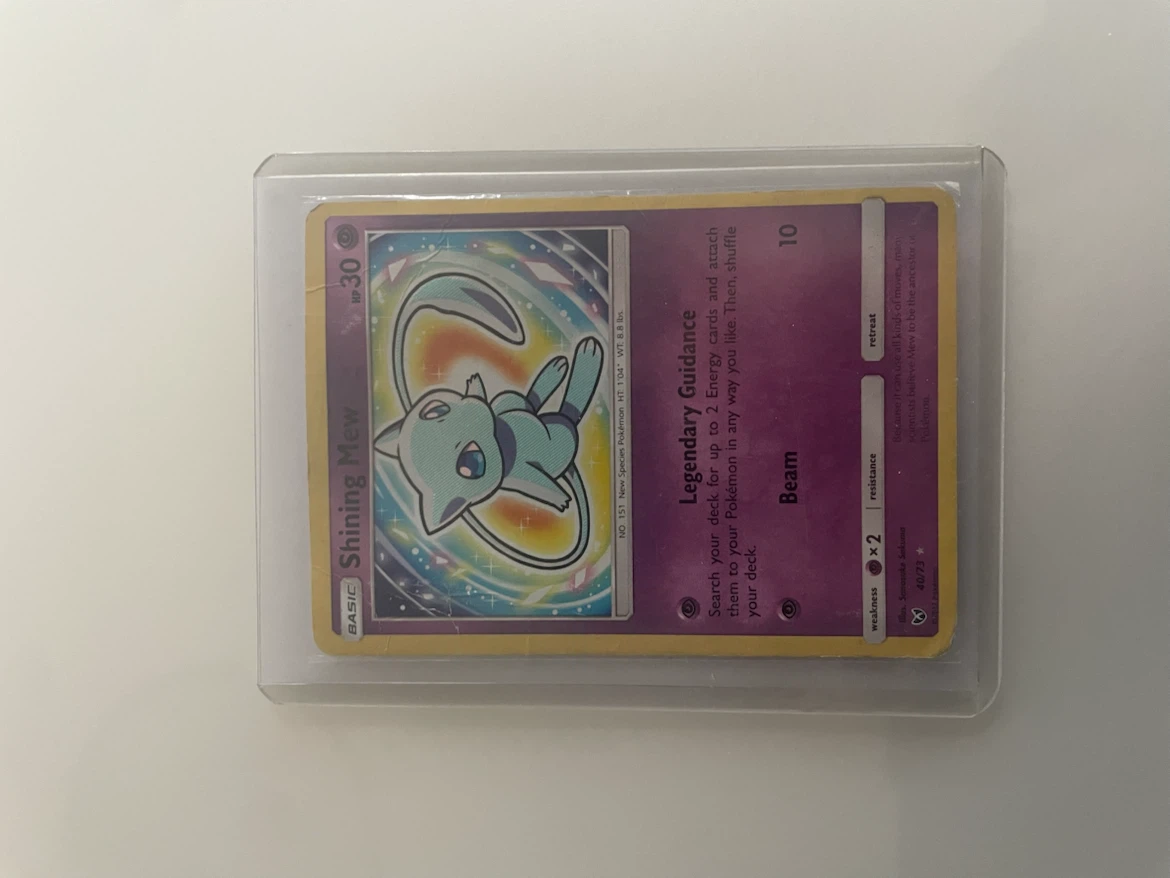 Shining Mew Pokemon Card - Shining Legends