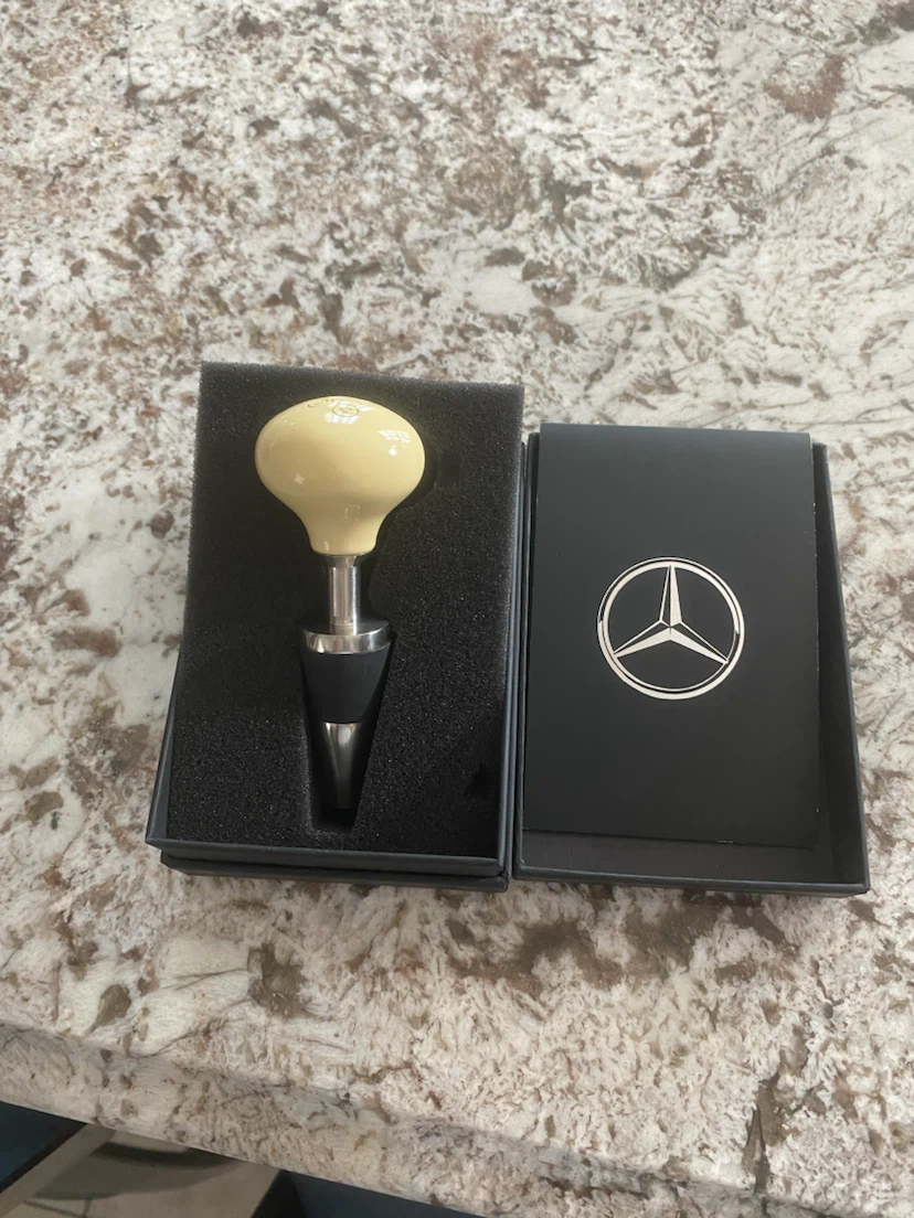 Mercedes-Benz Gear Shift Knob Style Wine Stopper - photo 4