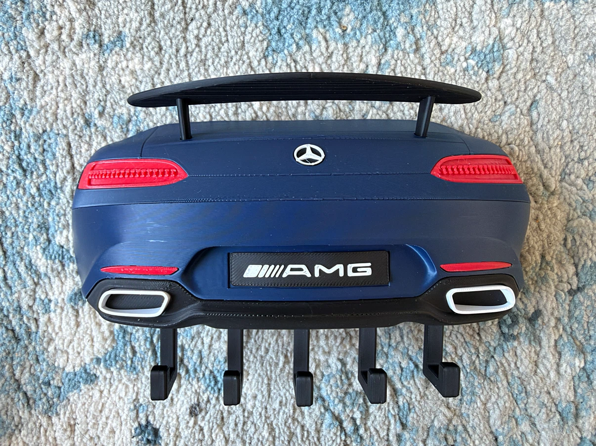 Mercedes-AMG Car Rear Wall Hook Organizer