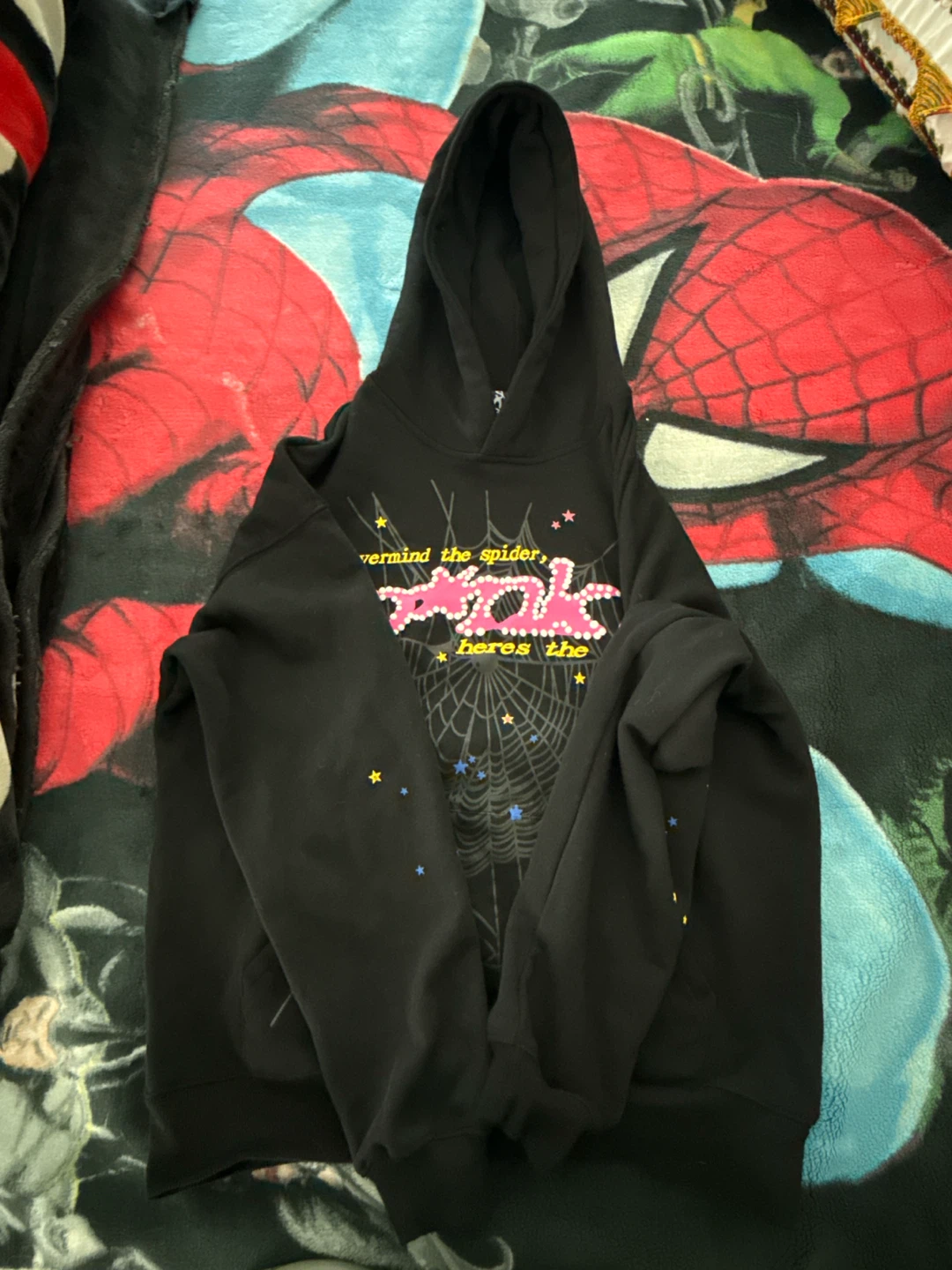 Sp5der Pink Hoodie