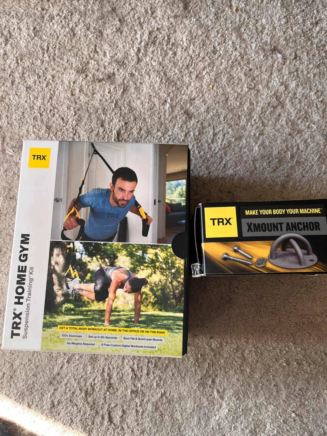 TRX Home Gym Suspension Training Kit with Xmount Anchor