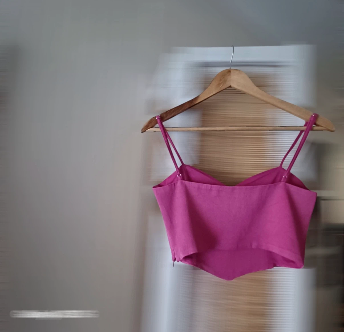 Zara Pink Corset Style Crop Top - photo 2