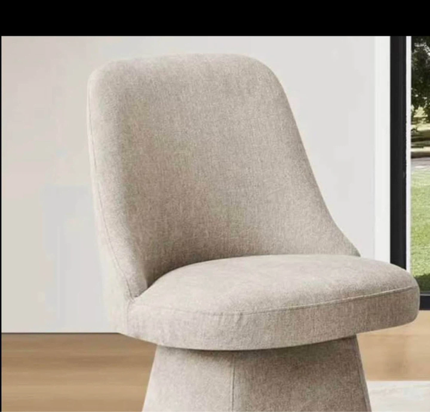 2 Upholstered Swivel Dining Chair