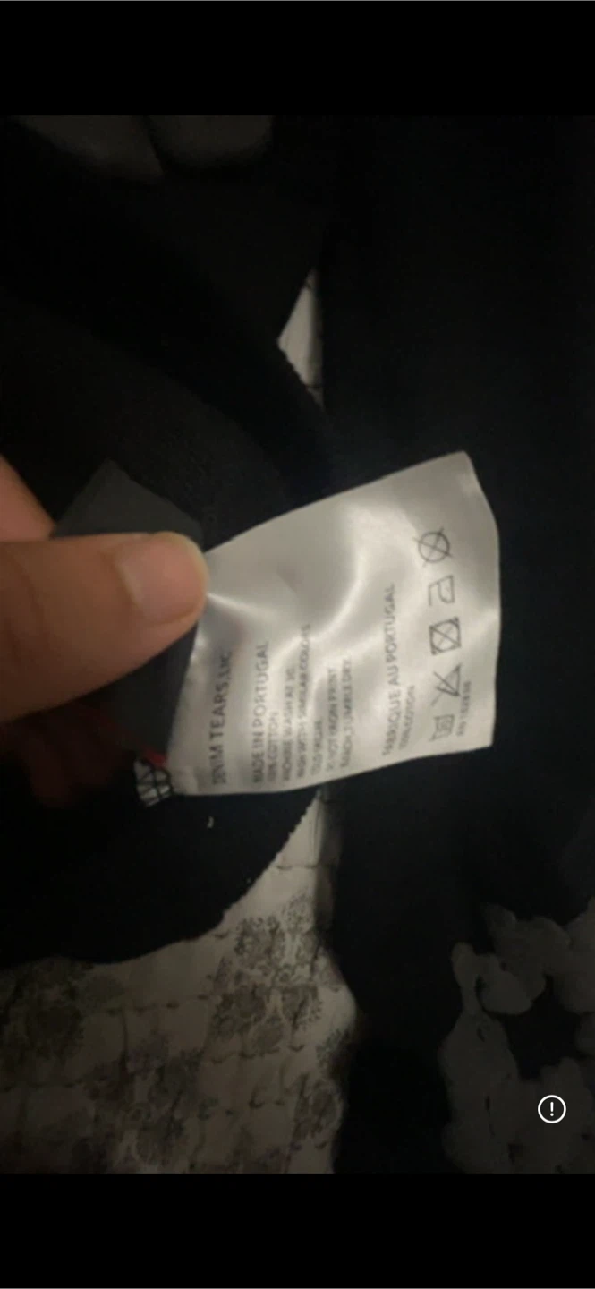 Denim Tears Cotton Wreath Hoodie - Black - photo 3
