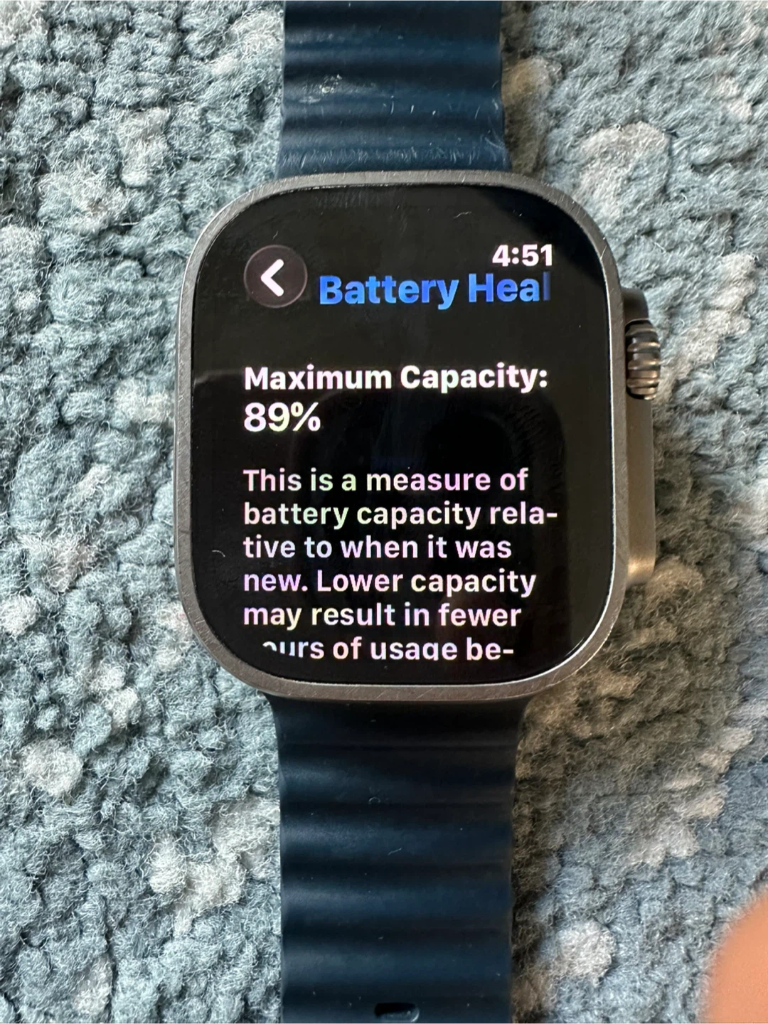 Apple Watch Ultra with Ocean Band - photo 3