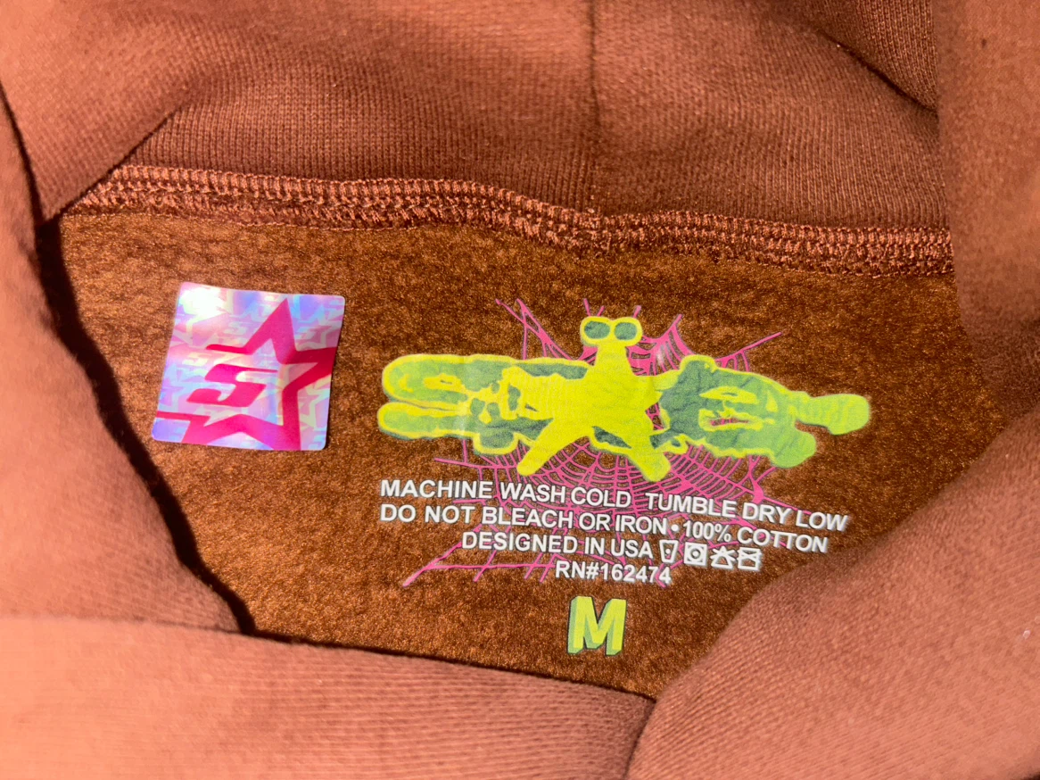 Sp5der Brown Hoodie - photo 2