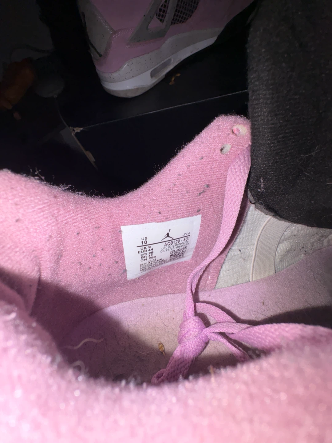Pink orchid jordan 4 size 10 - photo 4