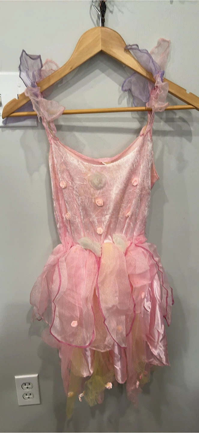 Pink Fairy Costume Dress Size Medium