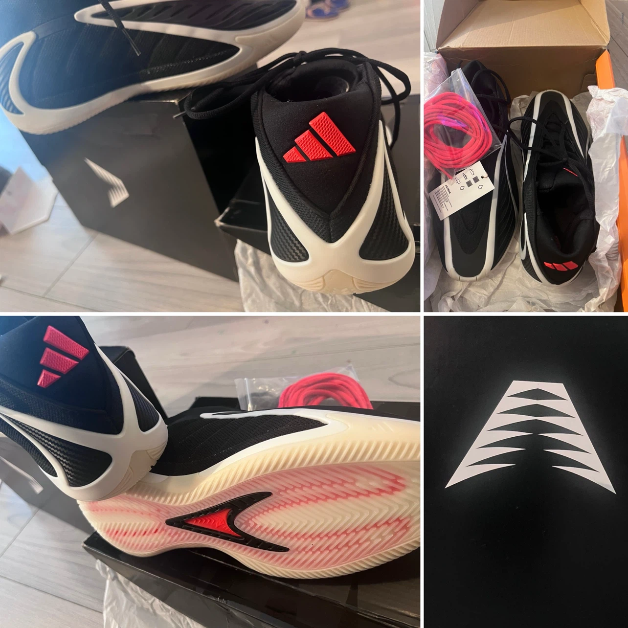 ADIDAS BRAND NEW - NEVER USED ! 9.5 M  ANTHONY EDWARDS Shoes