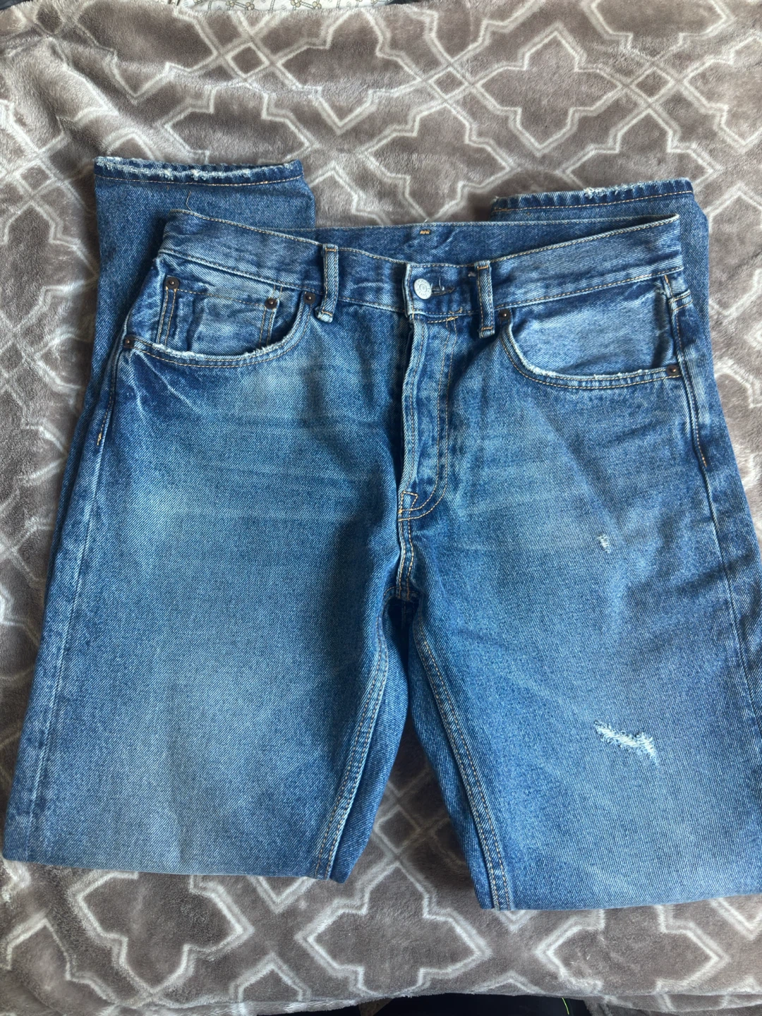 Acne Studios Blue Denim Jeans - photo 2