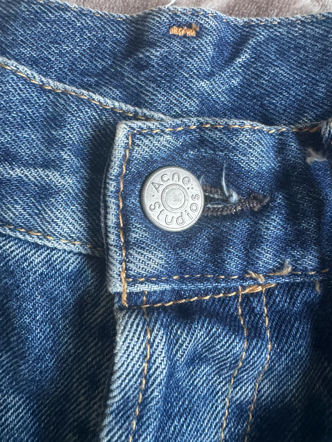 Acne Studios Blue Denim Jeans - photo 3
