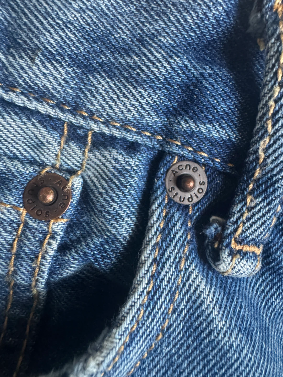 Acne Studios Blue Denim Jeans - photo 4