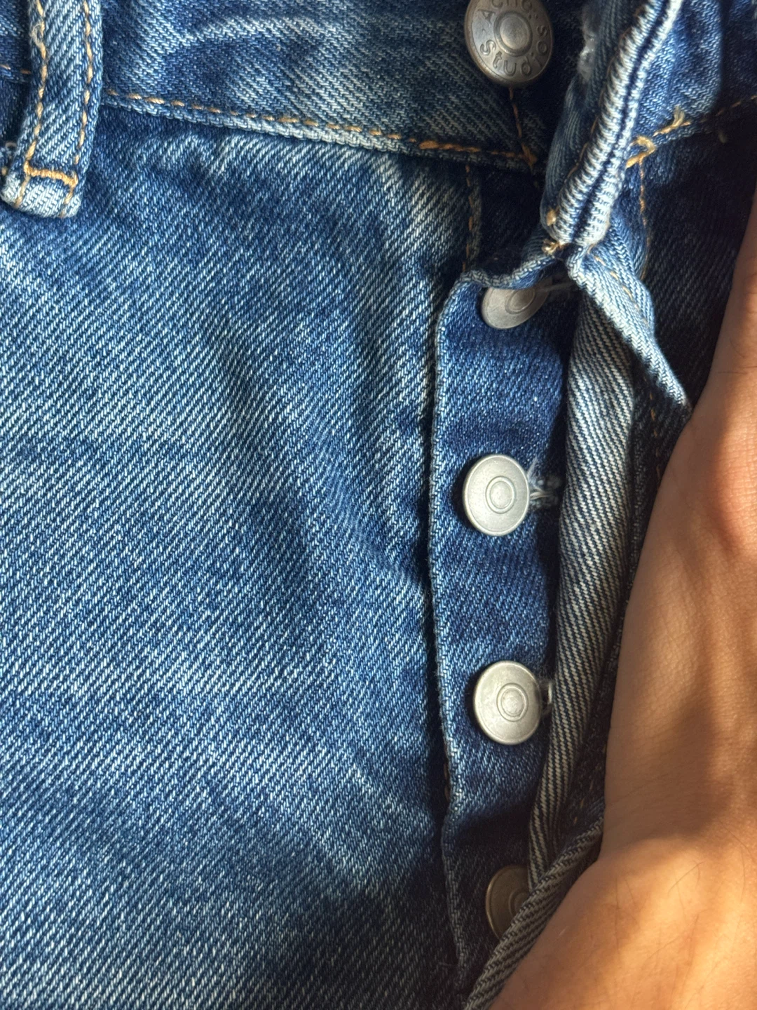 Acne Studios Blue Denim Jeans - photo 5