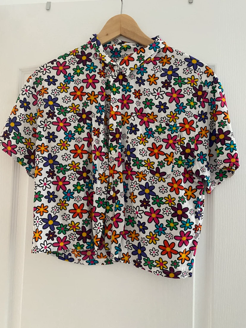 Vans Floral Print Short Sleeve Shirt