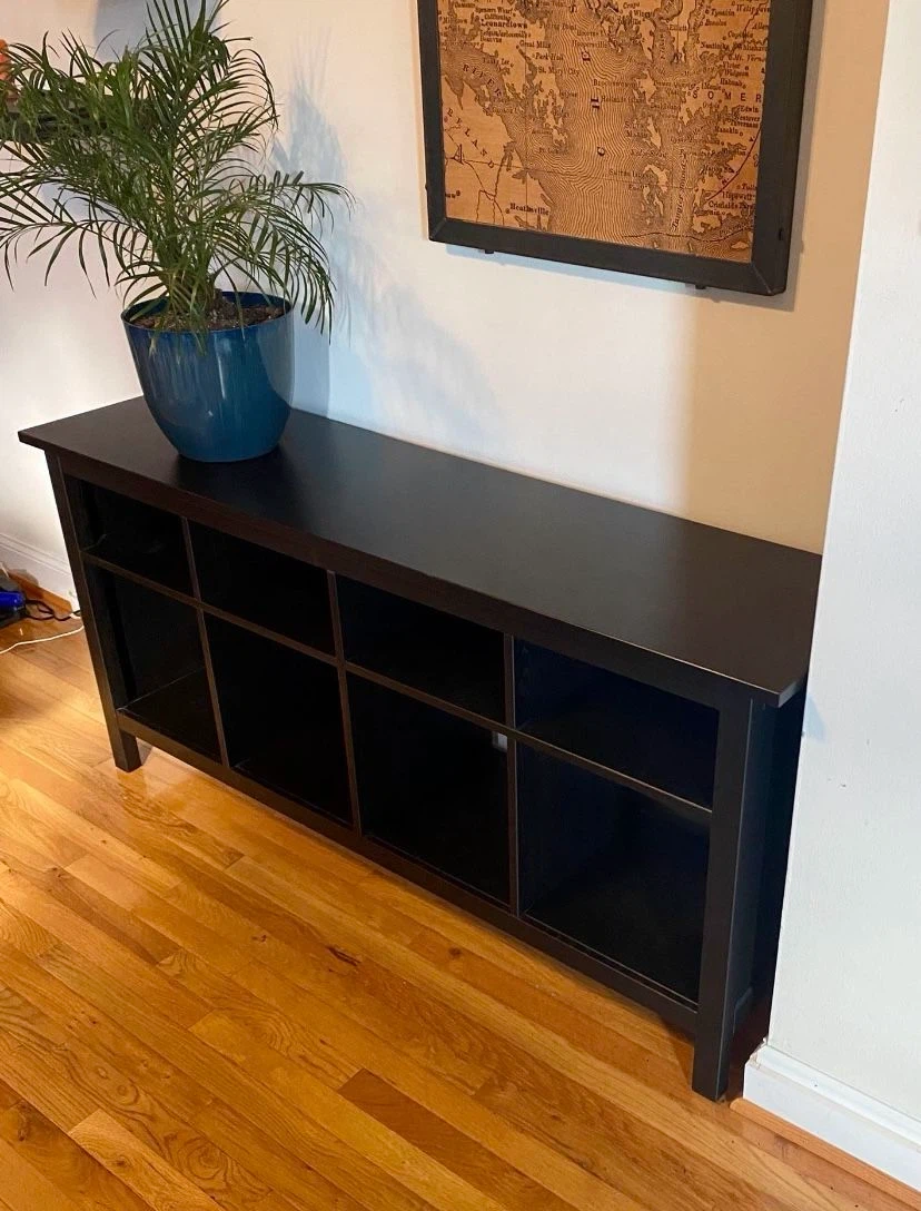 IKEA Storage shelf cubic black brown