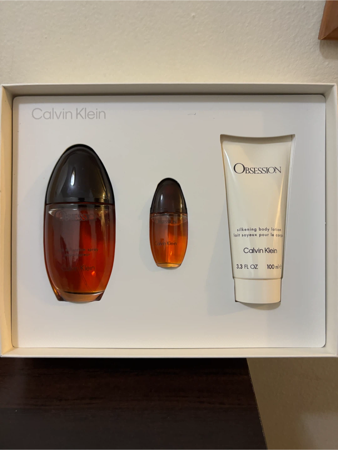 NEW-Calvin Klein Obsession Gift Set: On Amazon for $111.00
