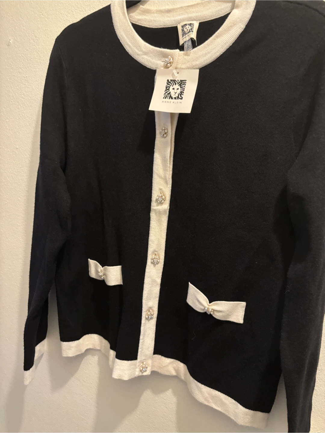 NEW-Anne Klein Cardigan Size M