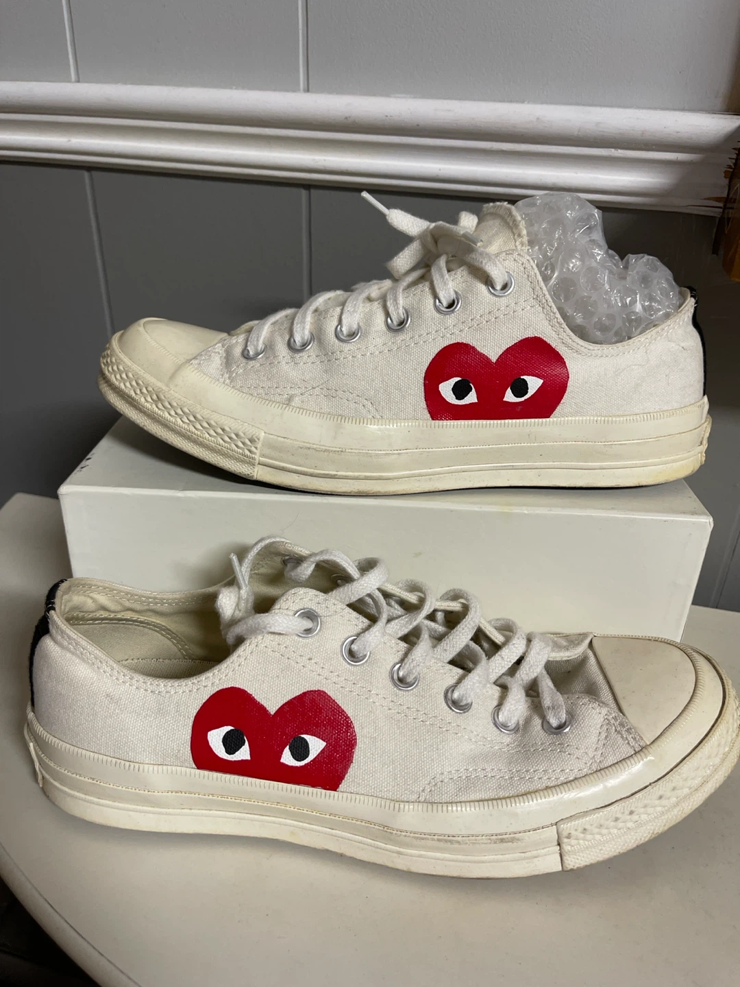 Converse x Comme des Garçons Chuck Taylor Low Off-White