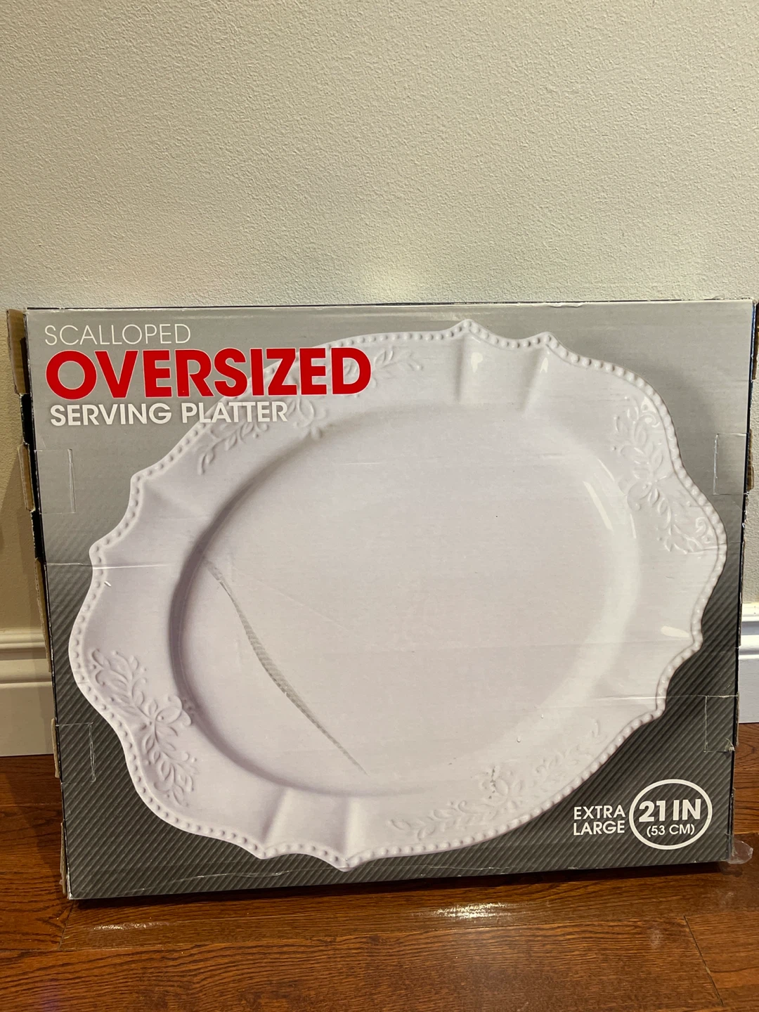 Oversized Scalloped Serving Platter