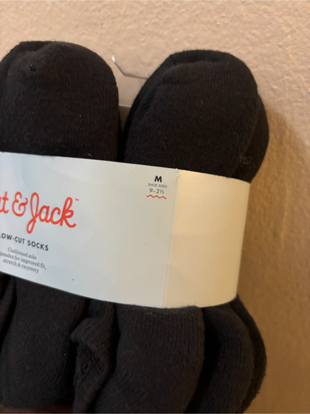 NEW-Cat & Jack Black Low-Cut Socks - 10 Pair Pack - photo 2