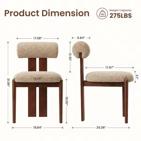 Modern Upholstered Dining Chair - photo 3